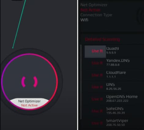 تطبيق Net Optimizer لتقوية النت