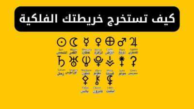 كيف تستخرج خريطتك الفلكية