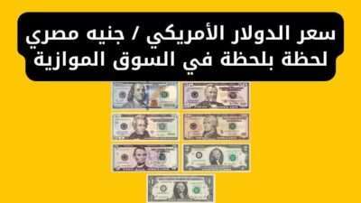 سعر الدولار اليوم مقابل الجنيه المصري في السوق السوداء