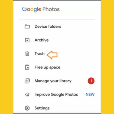 استرجاع الصور المحذوفة من Google Photos على الكمبيوتر